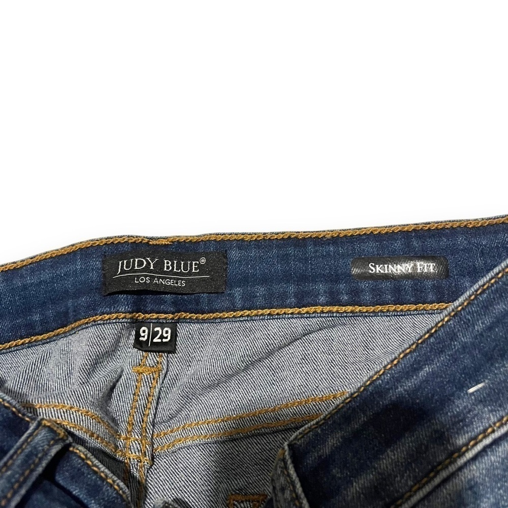 Judy Blue Jeans Womens 29 Distressed Destroyed jbb2166dk Stretch - Picture 5 of 8